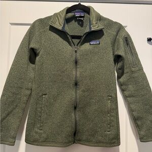 Patagonia Olive Fleece Jacket
